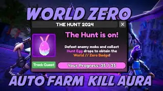[THE HUNT EVENT] World Zero Script Hack - Kill Aura - Auto Farm NO KEY [Pastebin 2024]