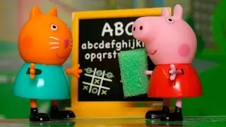 Видео про игрушки свинка Пеппа на русском языке.