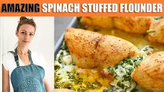 Spinach Stuffed Flounder