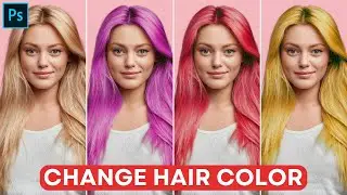 How to Change Hair Color in Photoshop | Change Hair Color | change hair color photoshop 2023