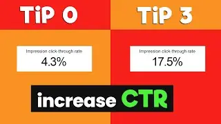 How to INCREASE CTR on Youtube 2021 - 3 Tips to INCREASE CTR - Improve Impression Click Through Rate