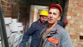 Монтаж лифтов ДЕНЬ 8 буфера и канаты
