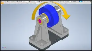 Tutorial Autodesk Inventor Mecanismo de Polea Modelado - Ensamble y Simulación 👍🔩⚙⚙