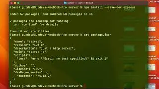Nodejs Server - How to develop a 