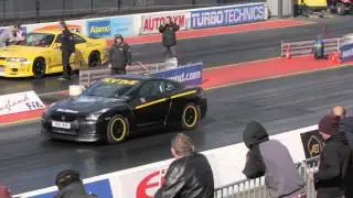 Severn Valley Motorsport (SVM) R35 GTR 1/4 Mile UK & European Record & into the 8 sec 29.09.12