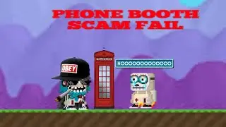 Growtopia | Phone Booth Scam Fail (Karma)
