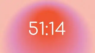 Red Aura Pomodoro Technique 60 Minute Timer with 10 Minute Breaks | Study and Focus timer