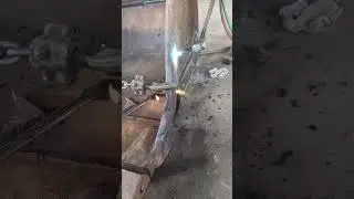 ini cara saya meluruskan plate bengkok ⁉️. #welder #fabrication #welding #youtubeshorts #welderman