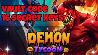 DEMON TYCOON FORTNITE - ALL 16/16 KEYS - SECRET VAULT CODE