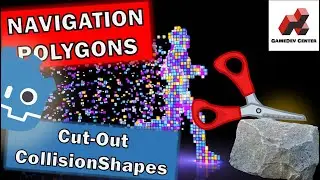 Godot Navigation | Subtracting Collision Shapes from Navigation Polygons