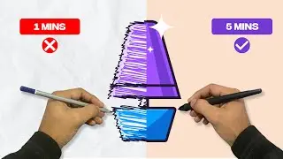 How to make illustrations in Illustrator-5mins Illustration challenge #lamp #illustrator  #challenge
