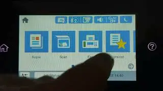 Epson Ecotank ET-5850 (und ET-5800) - Menüführung am Druckerdisplay
