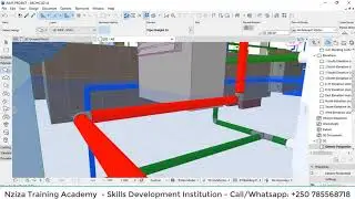 Learn how to design a Plumbing and Drainage System with ArchiCAD 24 at Nziza Training Academy