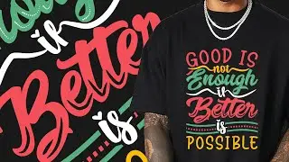 Typography T-Shirt Design Bangla Tutorial