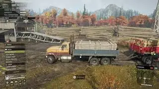 Snowrunner how to build the first bridge in the game in black river