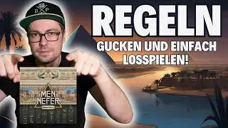 Men-Nefer Spielregeln KOMPLETT erklärt in 30 Minuten!