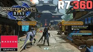 Monster Hunter Rise - R7 360 2GB - 1080p, Average Settings