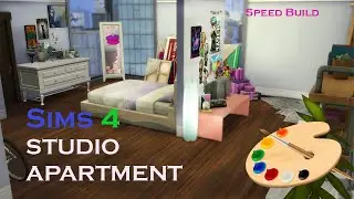 Building a Studio Apartment in The Sims 4!