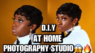 D.I.Y AT HOME PHOTOGRAPHY STUDIO FOR $100😱🔥!!!| PHOTOGRAPHY FOR BEGINNERS!!!|