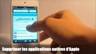 Supprimer les applications natives d'Apple
