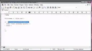 84   File Handling Checking if a File Exists   PHP Tutorials