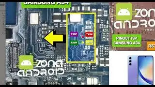 Samsung Galaxy A34 SM-A346B UFS ISP PinOUT Test Point
