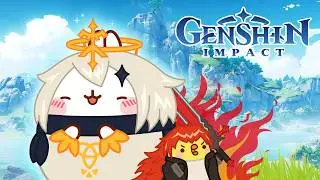 Molang’s First GENSHIN IMPACT Gaming Adventure ✨🔥