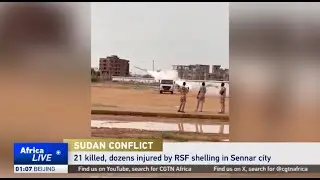 Sudan conflict escalates with heavy shelling killing 21