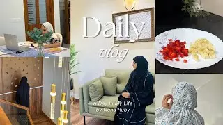 A Normal Day In My Life 🎀 (cooking, study vlog, grocery shopping, skincare) 💗