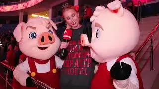 Силовой приём с Юлией Ушаковой. ХК Спартак - ХК Трактор