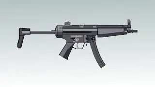 MP5 in Blender - final part