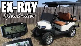 Golf Cart Digital Speedometer Trip Volt Meter Gauge Install | EDT EX-RAY | Club Car Ezgo Yamaha
