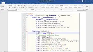 Membuat Laporan PDF Dengan CodeIgniter dan FPDF - PW2