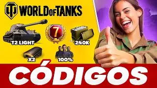 Сódigos de World of Tanks 2024 ☀️ Donde se ponen los codigos en World of Tanks ☀️
