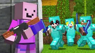 Using Guns To Win A Minecraft War