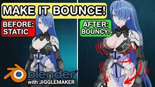 How to Add Jiggle Physics in Blender with JiggleMaker (Easy Tutorial)