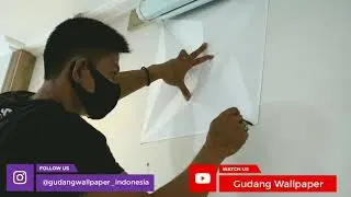 CARA PASANG WALLPANEL PVC 3D HIASAN DINDING TIMBUL