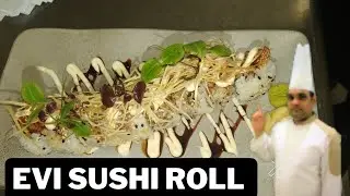 Evi Sushi Roll /How to make sushi Roll #abroadjobs #sushi #hotelchef