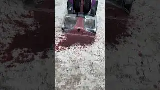 Grape soda spilled EVERYWHERE🤯 #satisfyingvideo #oddlysatisfying #cleantok #clean