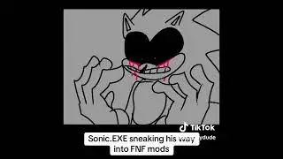 sonic.exe invading fnf mods be like | Sonic.EXE