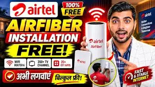 Airtel AirFiber Kaise Lagwaye | Airtel AirFiber Installation | Airtel Airfiber Plans, Review & Price