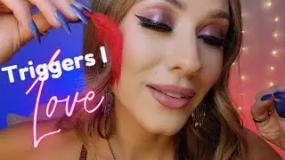 ASMR 🪶 Triggers I LOVE 🫧💕 Hand Movements, Gum Chewing, Body & Jewelry Scratching, Feather Brushing..