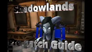 Shadowlands Pre-Patch Quick Guide