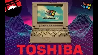 Включаю ноутбук, спустя 27 лет | Обзор Toshiba 1995