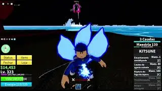 EU GANHEI A KITSUNE - BIEL GANHOU A KITSUNE #bloxfruits #BLOXFRUITSKITSUNE #kitsune