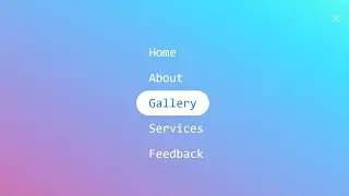 Full Screen Menu HTML CSS 2023 | Full Screen Overlay Navigation Bar Using HTML CSS 2023
