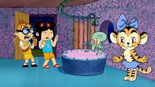 Bessie And Kai Lan Drop By Squidward's House/Grounded