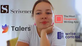 Je teste 4 plateformes d'écriture (Scrivener, Talers, Write Control, The Most Dangerous Writing App)