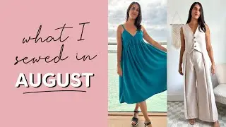 Everything I Made In August | Sewing My Handmade Wardrobe