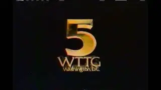 WTTG TV 5 Washington D.C. Fox station ident 1988